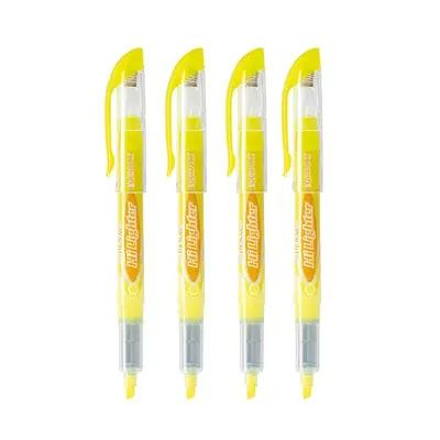 Корица на „Текстмаркер с течно мастило Penac Hi Lighter, скосен връх 1-4 мм, жълт"
