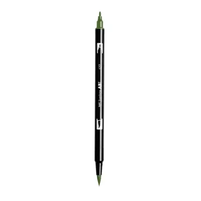 Корица на „Aкварелен двувърх маркер Tombow ABT Dual Brush, четка 3.5 мм, връх 0.8 мм, 177 dark jade"