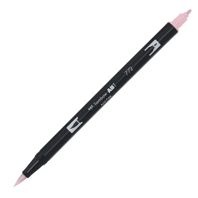 Корица на „Aкварелен двувърх маркер Tombow ABT Dual Brush, четка 3.5 мм, връх 0.8 мм, 772 dusty rose"