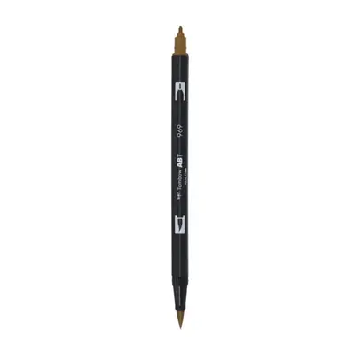 Корица на „Aкварелен двувърх маркер Tombow ABT Dual Brush, четка 3.5 мм, връх 0.8 мм, 969 chocolate"