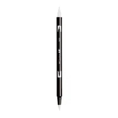 Корица на „Aкварелен двувърх маркер Tombow ABT Dual Brush, четка 3.5 мм, връх 0.8 мм, N00 blender pen"