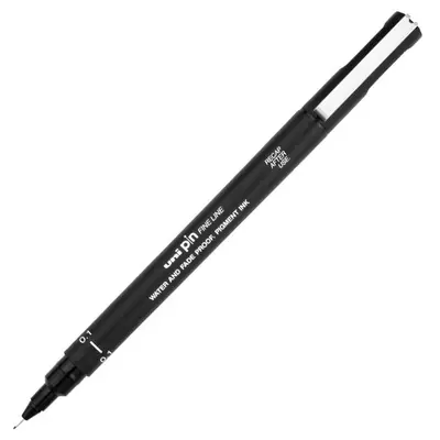 Корица на „Тънкописец Uni Pin 200S, метален връх 0.1 мм, черен"