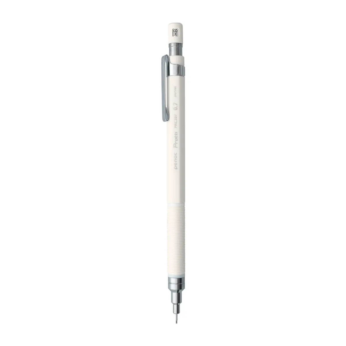 Автоматичен молив Penac Protti PRC 107 Vivid, 0.7 мм, PET опаковка, бял