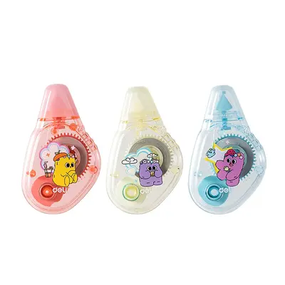 Корица на „Коректор лента Deli Pupubaby EH374, 5 мм х 5 м, 3 бр."
