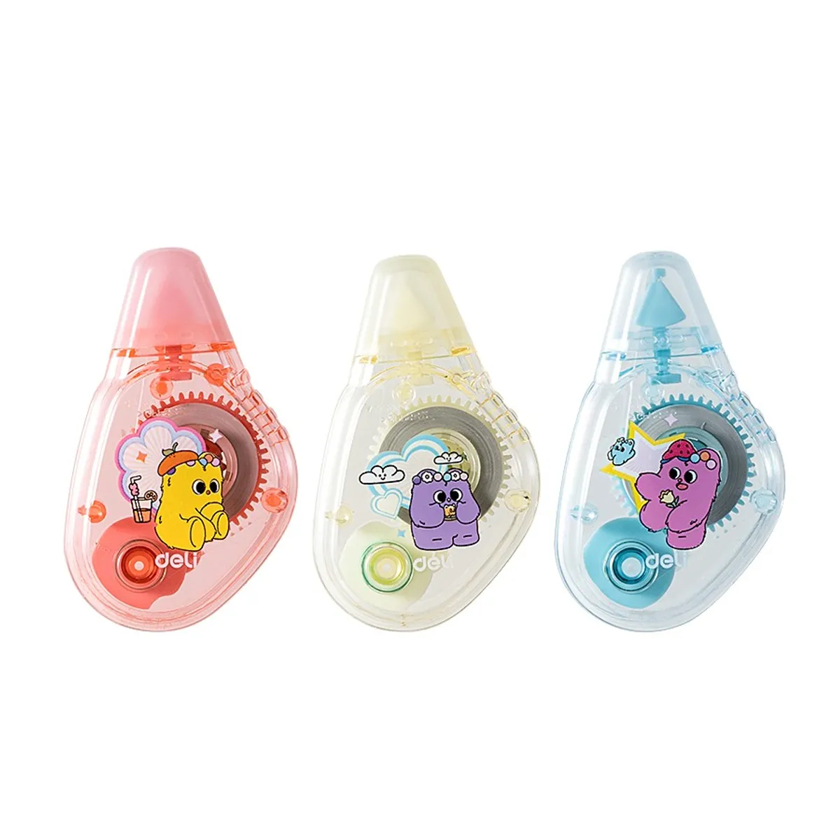 Коректор лента Deli Pupubaby EH374, 5 мм х 5 м, 3 бр.