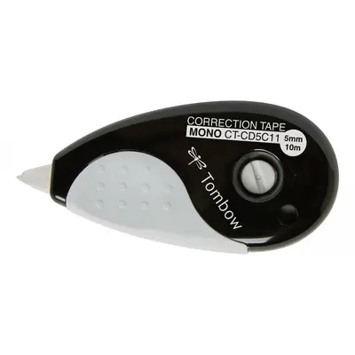 Корица на „Коректор лента Tombow Mono Grip, 5 мм х 10 м, черен"