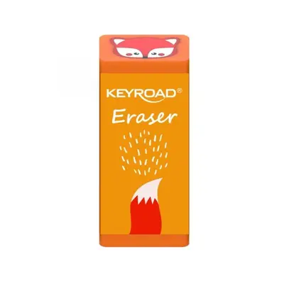 Корица на „Гума за молив KEYROAD ANIMALS, 52х22х14 мм, цветна"