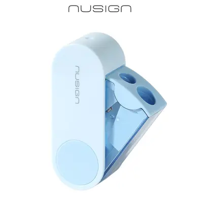 Корица на „Двойна острилка с контейнер Nusign Classic ENS074-BL, ф 6.9/10.55 мм, 125x80x20 мм, синя"