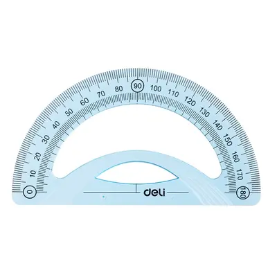 Корица на „Транспортир Deli Woove EH16, 180°, 12 см, син"