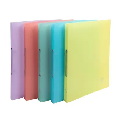 Корица на „Папка с 2 ринга EXACOMPTA Chromaline Pastel, PР 0.5 мм, A4, 20 мм, D15 мм, микс пастел"