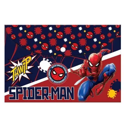 Корица на „Папка с копче Spiderman, A4, PP"
