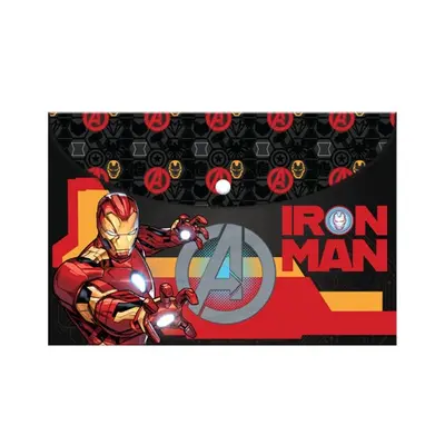 Корица на „Папка с копче Iron Man, A4, PP"