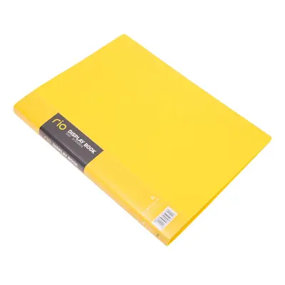 Корица на „Папка с 20 джоба Deli Rio E5032, A4, PP, жълта"