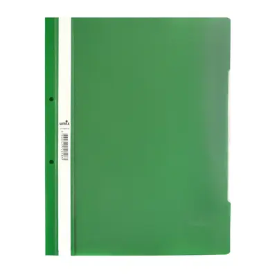 Корица на „Папка с машинка и перфорация UMIX Eco, A4, PP 140 mic, мат, зелена"