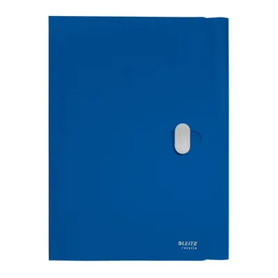Корица на „Папка с 3 капака и клипс LEITZ Recycle, A4, рециклиран РР, синя"