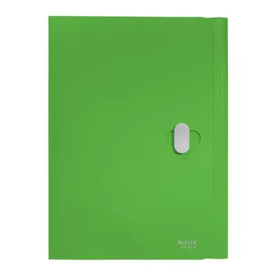 Корица на „Папка с 3 капака и клипс LEITZ Recycle, A4, рециклиран РР, зелена"