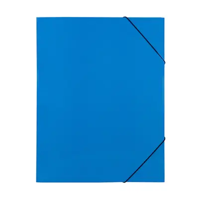 Корица на „Папка с ластик RedH, A4, картон 350 г с UV лак, синя"