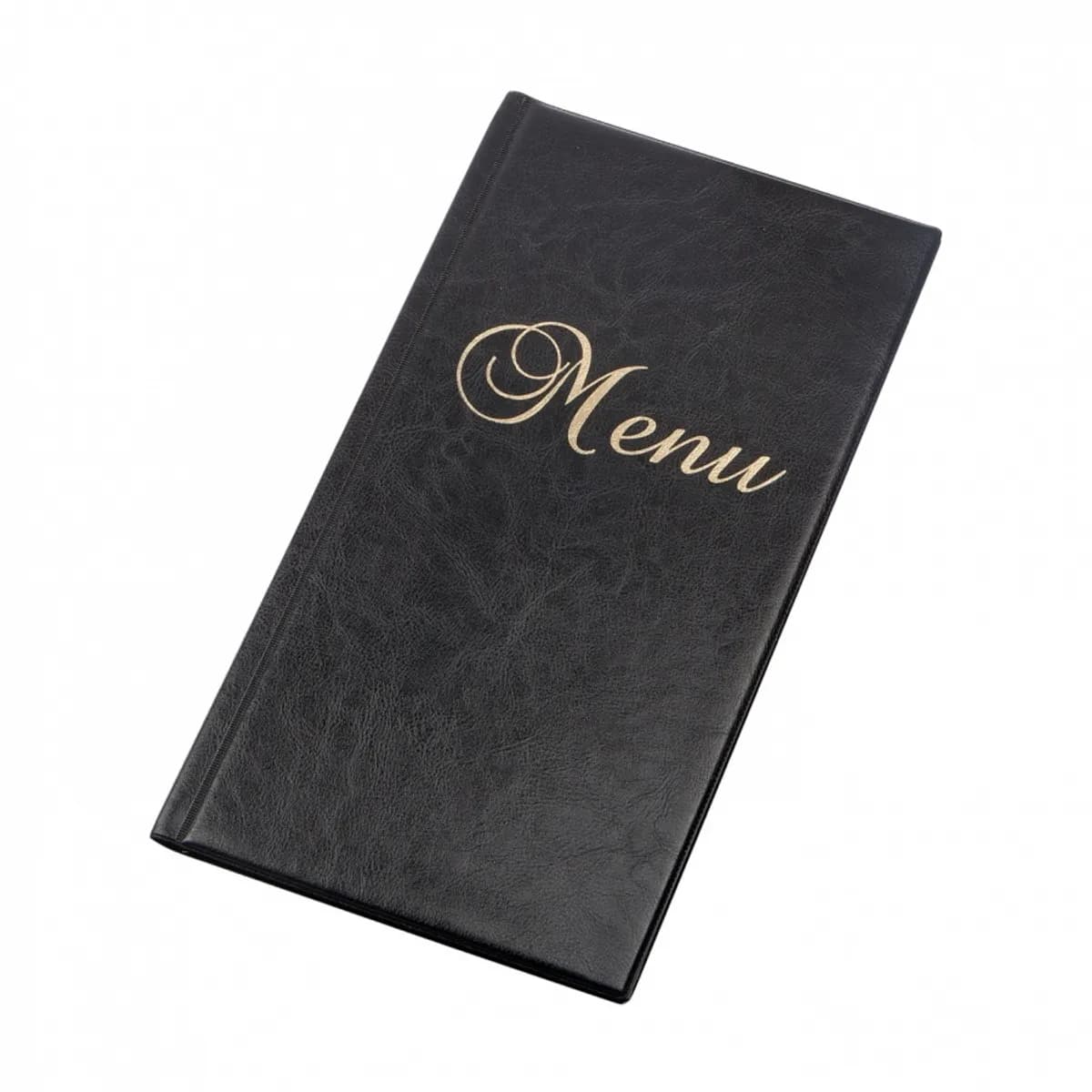 Папка меню Panta Plast, 1/2A4, eco кожа, 6 джоба, черна