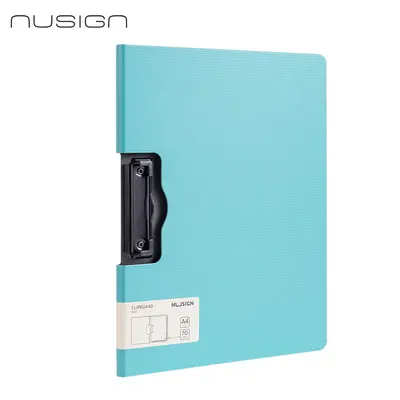 Корица на „Клипборд с капак Nusign Classic E5011, A4, хоризонтален, Foam PP, светлосин"