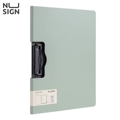 Корица на „Клипборд с капак Nusign Classic E5011, A4, хоризонтален, Foam PP, зелен"