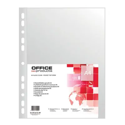 Корица на „Джоб с европерфорация OFFICE PRODUCTS, A4, РР 40 mic, мат, 100 бр."