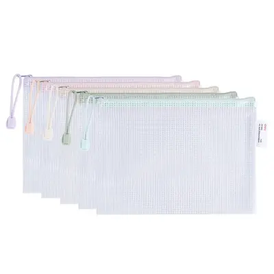 Корица на „Джоб с цип Deli, EF281, A5, PVC 230 mic, полупрозрачен"