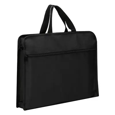 Корица на „Чанта за документи Deli, 63753, с дръжка и цип, FC, текстил (Oxford Cloth), черна"