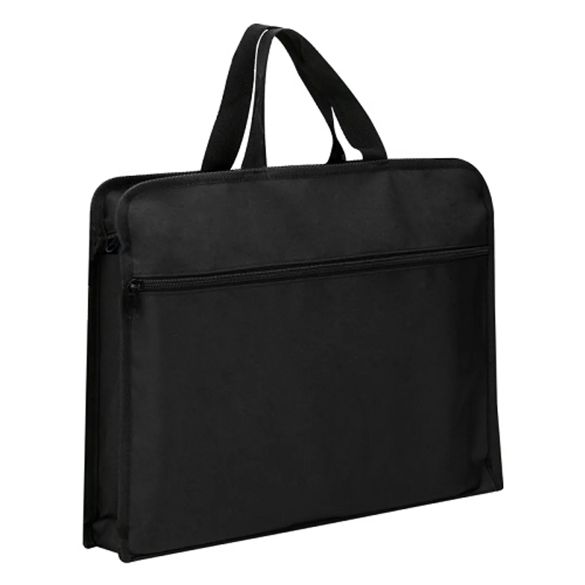 Чанта за документи Deli, 63753, с дръжка и цип, FC, текстил (Oxford Cloth), черна