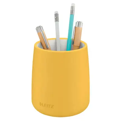 Корица на „Моливник Leitz Cosy, 108х87х87 мм, керамика, жълт"