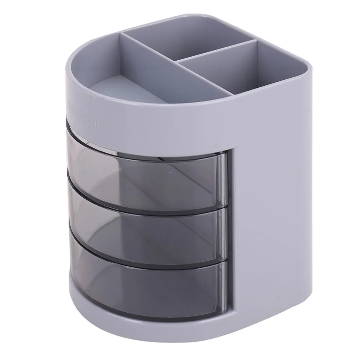 Органайзер за бюро Deli Multi, E9147, 6 отделения, 85x83x103 мм, сив