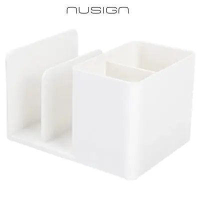 Корица на „Органайзер за бюро Nusign Classic ENS950, 4 отделения, 120х155х96 мм, бял"