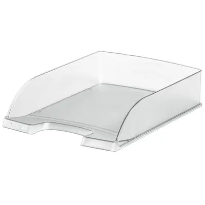 Корица на „Хоризонтална поставка LEITZ Plus, Polystyrene, кристална, безцветна"