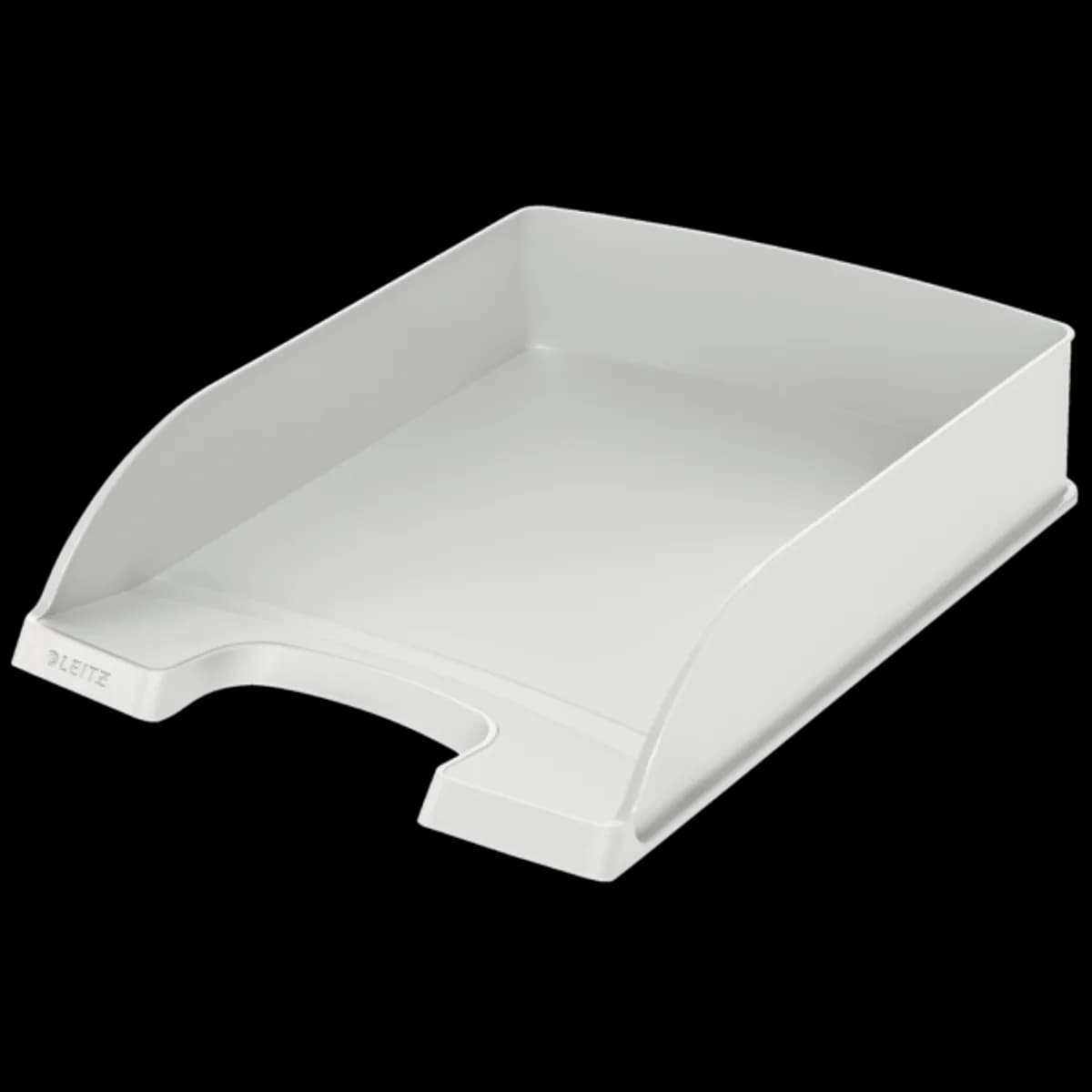 Хоризонтална поставка LEITZ Plus, Polystyrene, кристална, сива