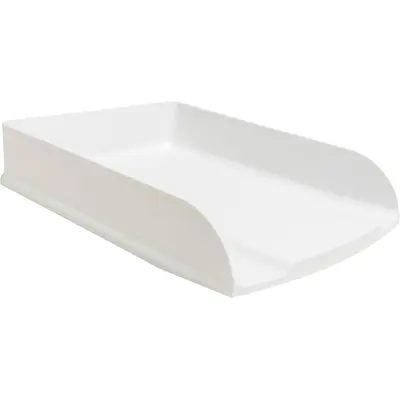 Корица на „Хоризонтална поставка EXACOMPTA AutentiK, Polystyrene, бяла"