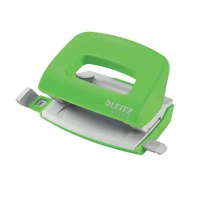 Корица на „Перфоратор LEITZ NeXXt Recycle, за 10 л.(80 г), ограничител, 100x70x81 мм, пластмаса + метал, зелен"