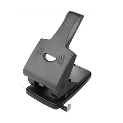Корица на „Перфоратор OFFICE PRODUCTS, за 65 л.(80 г), с ограничител, метален, черен"