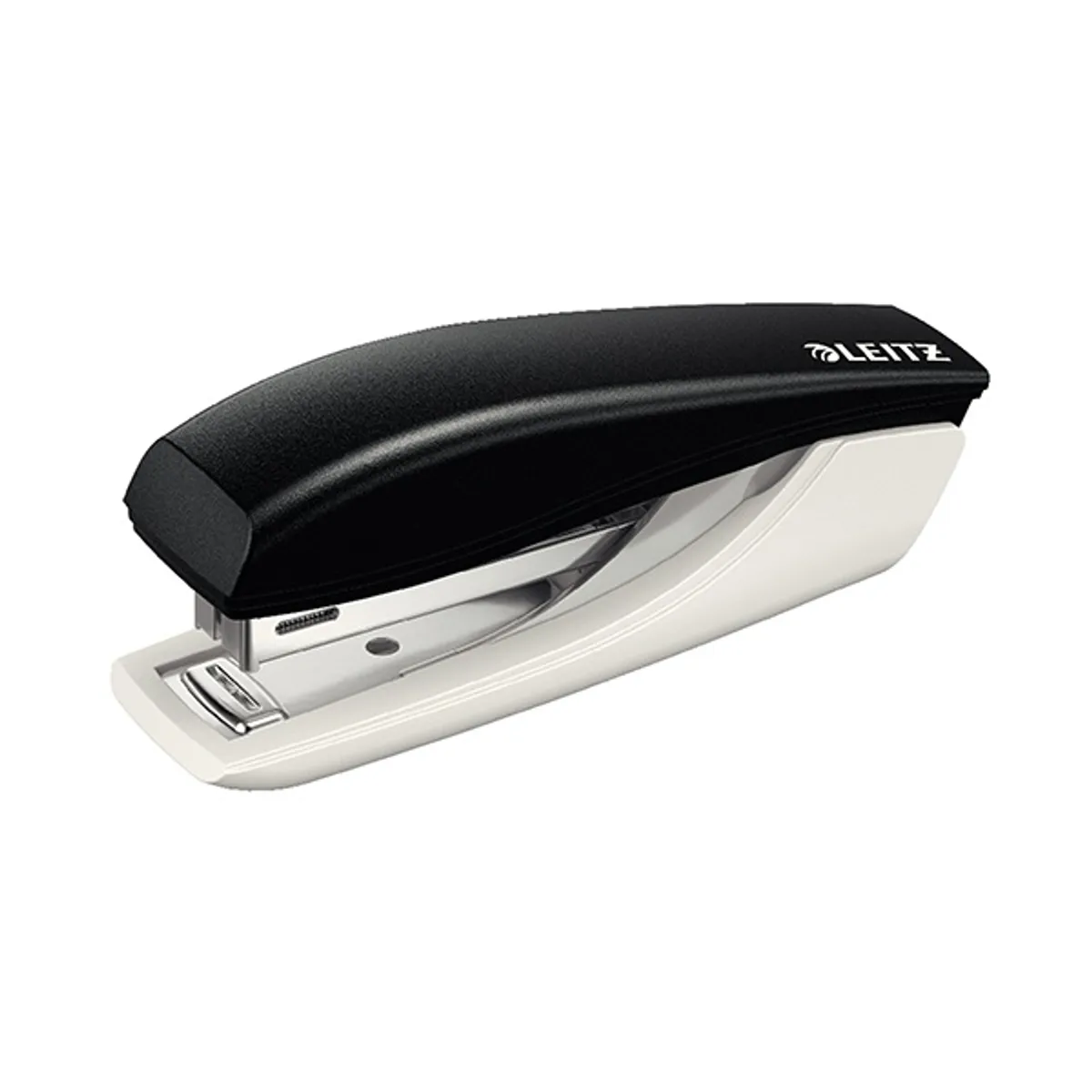 Телбод LEITZ 5517, мини, за 10 л.(80 г), 29х38х101 мм, телчета 10/4, пластмаса + метал, черен