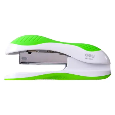Корица на „Телбод Deli Vivid, Е0327, за 25 л.(80 г), телчета 24(26)/6, пластмаса + метал, зелен"