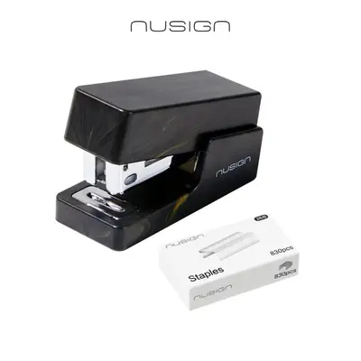 Корица на „Телбод Nusign Natural Fluids, ENS083C, за 12 л.(80 г), телчета 24(26)/6, пластмаса + метал, черен"