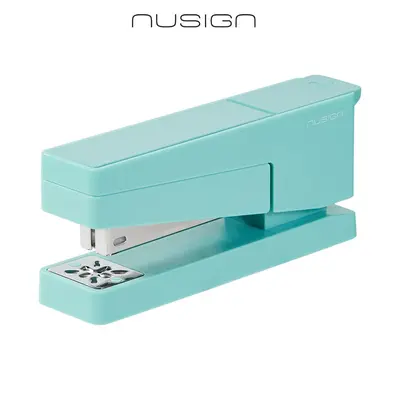 Корица на „Телбод Nusign Classic, ЕNS089, въртящ се, за 20 л.(80 г), телчета 24(26)/6, пластмаса + метал, син"