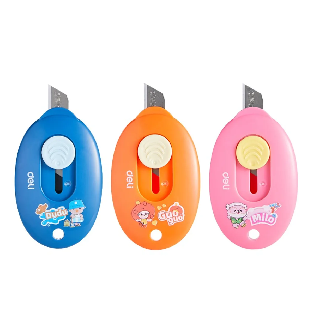 Мини макетен нож Deli Comiko, E2050, 9х35х0.5 мм, микс цветове