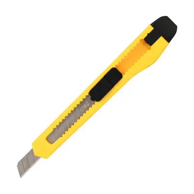 Корица на „Макетен нож Deli TOOLS, EDL009A, ABS, SK5, 125х20х14 мм, 9 мм, заключване"