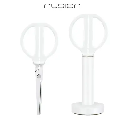 Корица на „Ножица Nusign Classic ENS051, 170 мм, с поставка, бяла"