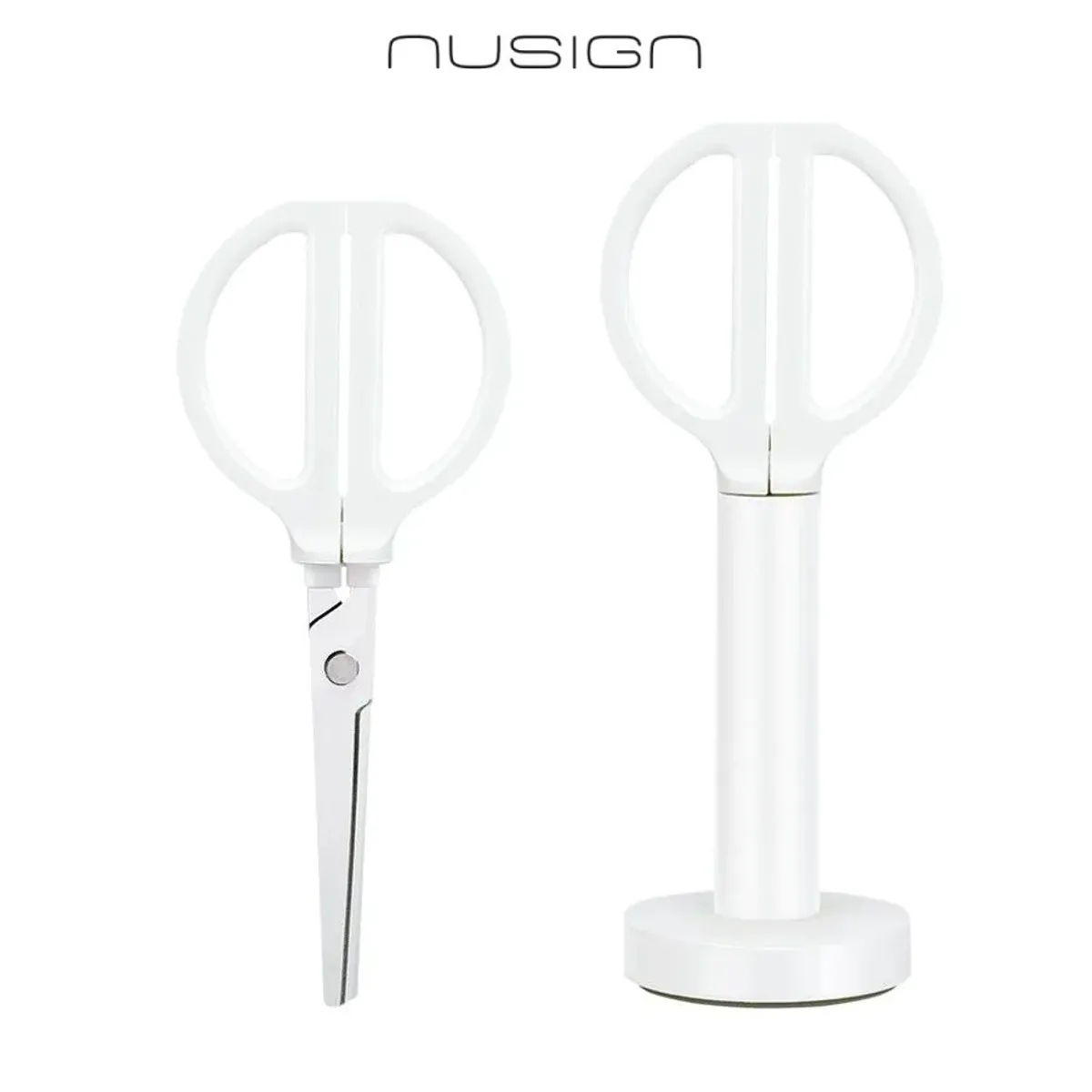 Ножица Nusign Classic ENS051, 170 мм, с поставка, бяла