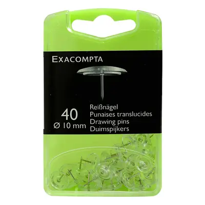 Корица на „Кабъри EXACOMPTA, кристални, 10 мм, кутия 40 бр."