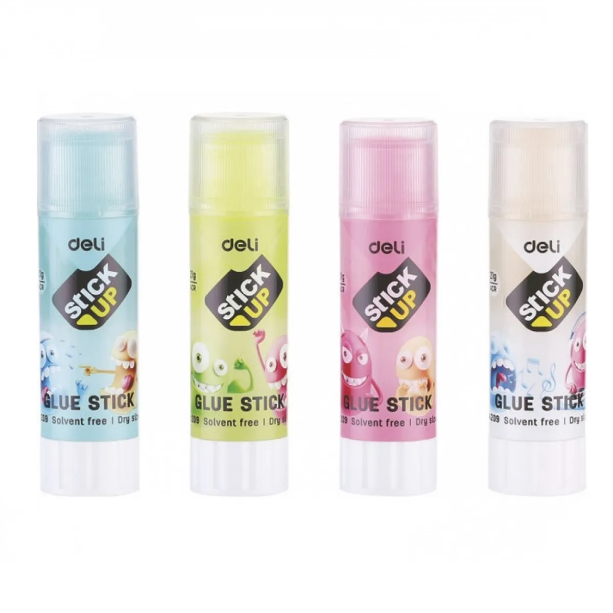 Цветно сухо лепило Deli Stick Up Bumpees, EA20900, 21 г
