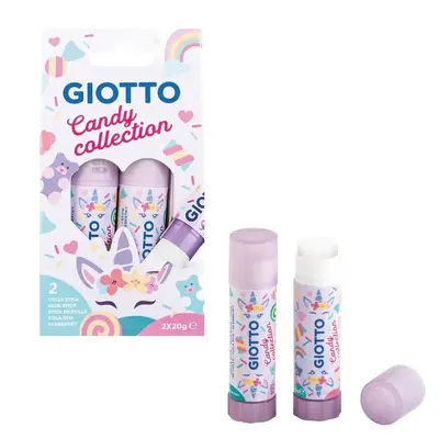 Корица на „Сухо лепило GIOTTO Candy, без разтворители, 2х20 г, блистер"
