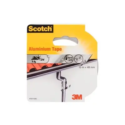 Корица на „Алуминиева лента Scotch Aluminium 4701, 48 мм х 15 м, акрилна, сребриста"