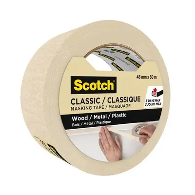Корица на „Хартиена лента Scotch Classic 4850, 48 мм x 50 м, самозалепваща, бежова"