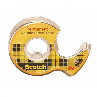 Корица на „Двойнолепяща лента Scotch 136D, 12.7 мм х 6.3 м, с диспенсър"